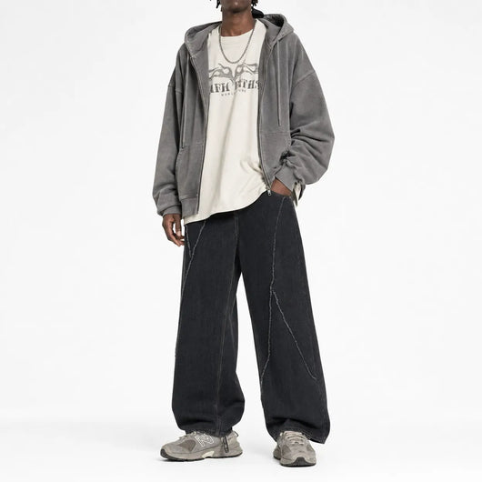 Nite Fury Baggy Jeans Distressed For Men