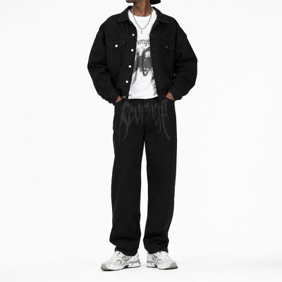 Nite Fury Baggy Jeans Loose Distressed