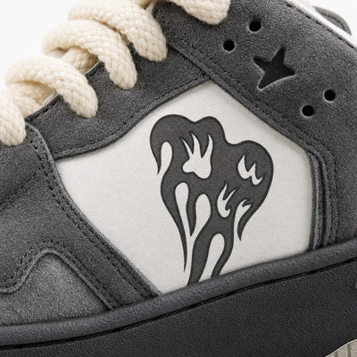 Nite Fury Chunky Sole Trainers Flame Design