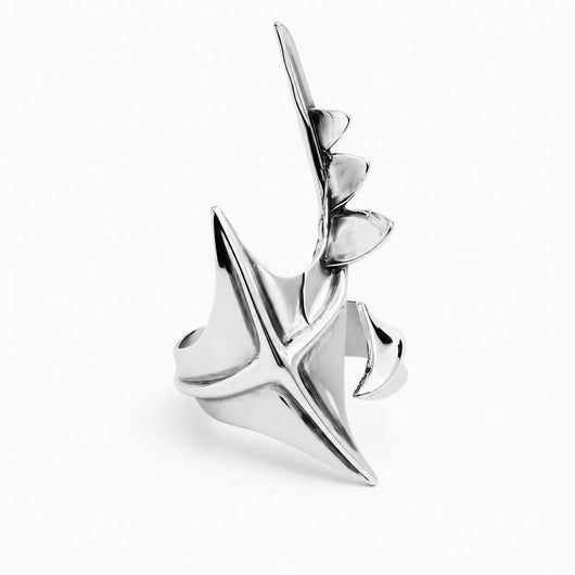 Nite Fury Cyberpunk Futuristic Statement Rings