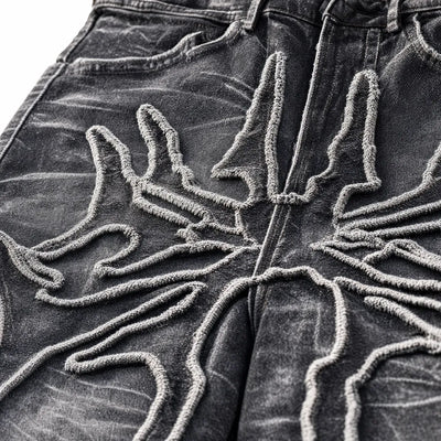 Nite Fury Gothic Baggy Jeans Loose