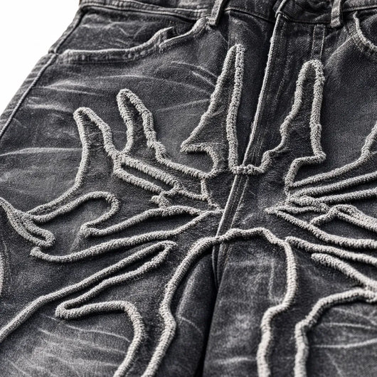 Nite Fury Gothic Baggy Jeans Loose