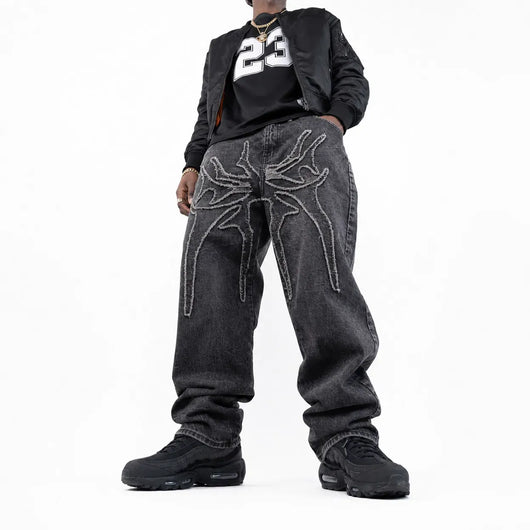 Nite Fury Gothic Baggy Jeans Loose