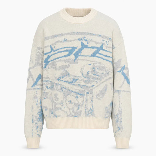 Nite Fury M Graphic Abstract Knitted Jumper