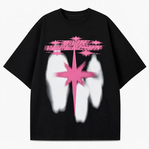 Graphic T Shirt Retro Print