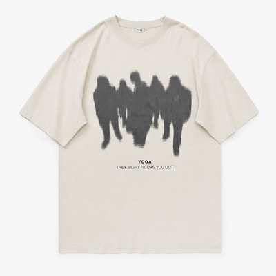 Nite Fury Beige / XXS Graphic T Shirt Shadow Silhouettes