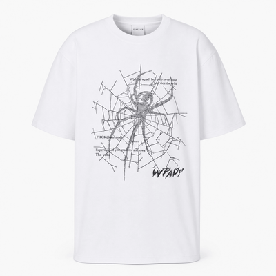 Nite Fury White / XXS Graphic T Shirt Spiderweb