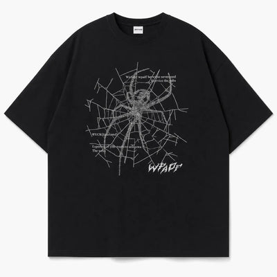 Nite Fury Black / XXS Graphic T Shirt Spiderweb
