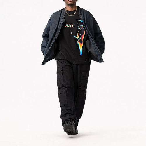 Graphic T Shirt Vibrant Print
