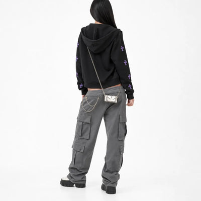 Nite Fury Grunge Distressed Oversized Jacket
