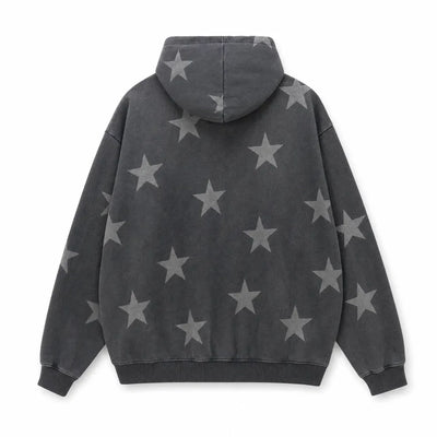 Nite Fury Grunge Star Zip Hoodie