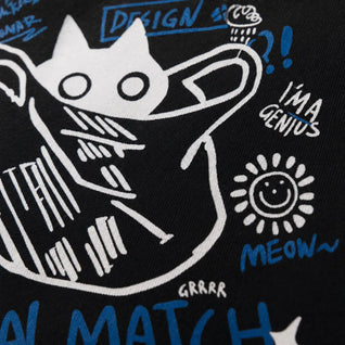 Japanese Cat Graphic Tee
