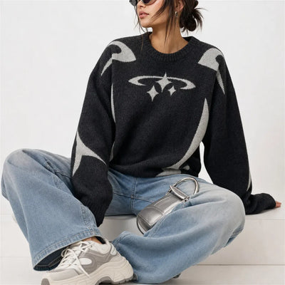 Nite Fury Knitted Jumper Galactic Print