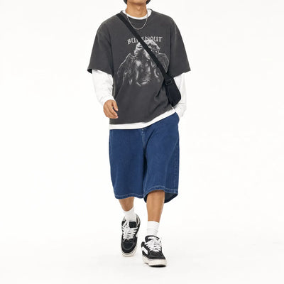 Nite Fury Loose Fit Cargo Baggy Shorts