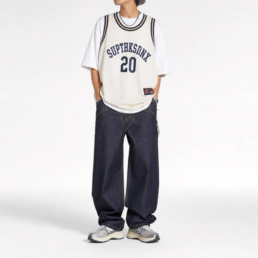 Nite Fury Baggy Japanese Embroidered Jeans