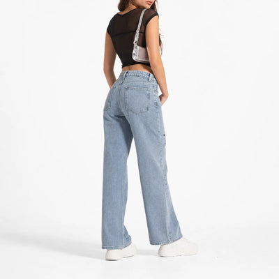 Nite Fury Baggy Jeans Aesthetic Distressed