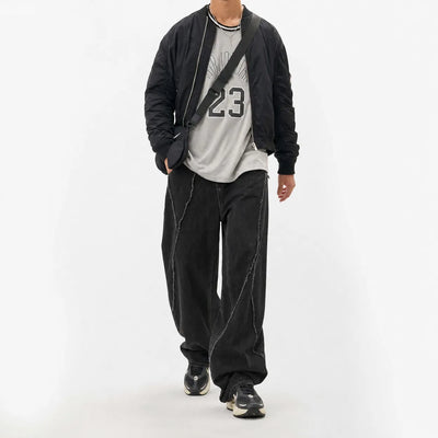 Nite Fury Baggy Jeans Distressed For Men