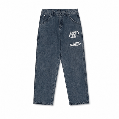 Nite Fury Blue / XS Baggy Jeans High Rise Vintage