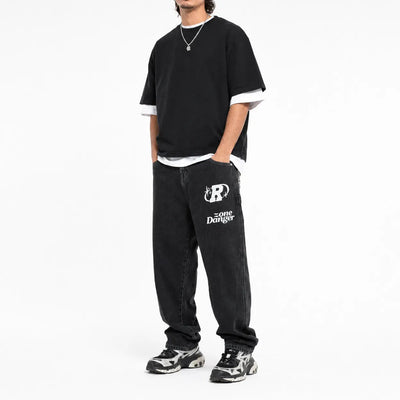 Nite Fury Baggy Jeans High Rise Vintage