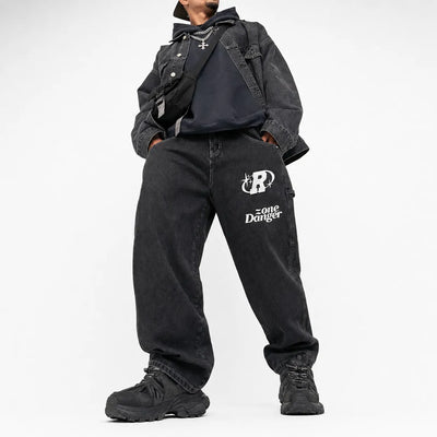 Nite Fury Baggy Jeans High Rise Vintage
