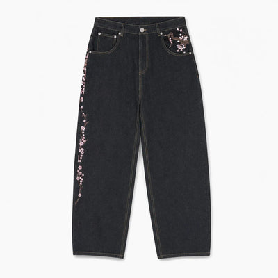 Nite Fury XS Baggy Jeans Japanese Print