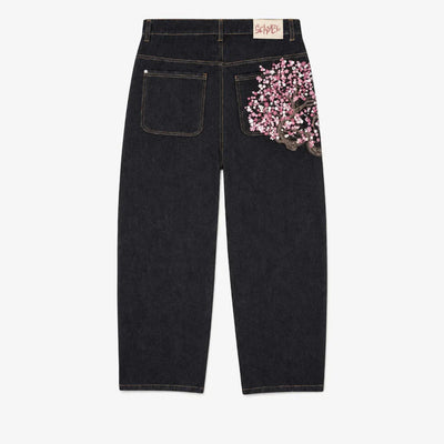 Nite Fury Baggy Jeans Japanese Print