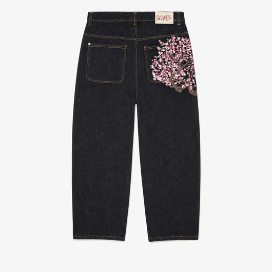 Nite Fury Baggy Jeans Japanese Print