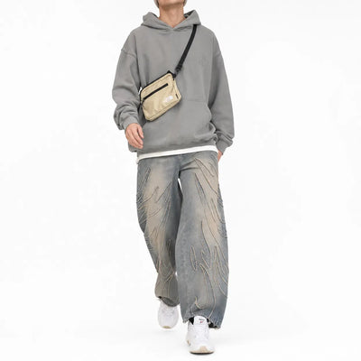 Nite Fury Baggy Jeans Wide Leg Washed