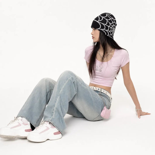 Nite Fury Beanie Spider Web Design
