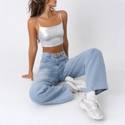 Nite Fury Cherry Blossom Embroidered Jeans
