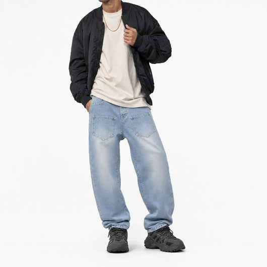 Nite Fury Cherry Blossom Embroidered Jeans
