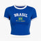 Crop Top Graphic T Shirt