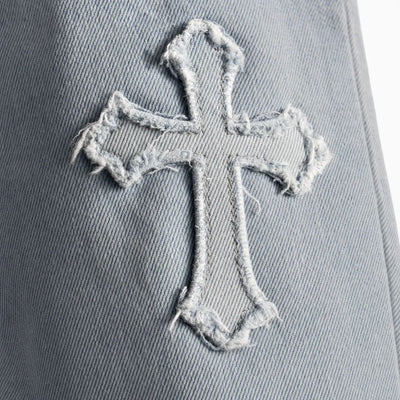 Nite Fury Cross Patch Baggy Jeans