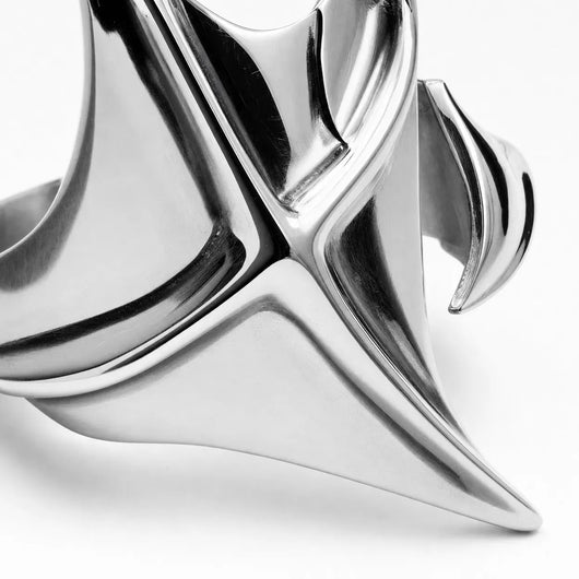 Nite Fury Cyberpunk Futuristic Statement Rings