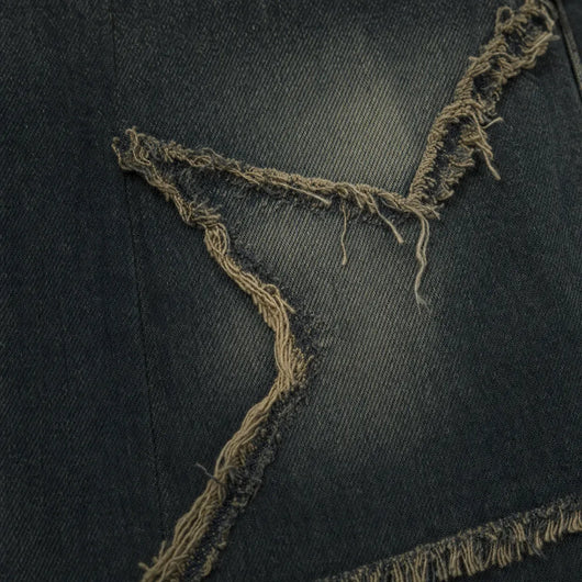 Nite Fury Distressed Baggy Jeans For Women