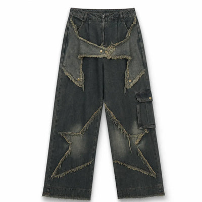 Nite Fury XS Distressed Baggy Jeans For Women