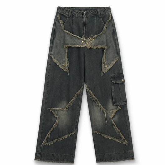 Nite Fury XS Distressed Baggy Jeans For Women