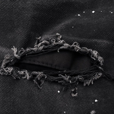 Nite Fury Distressed Baggy Shorts Men