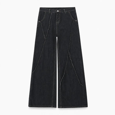 Nite Fury XS Distressed Graffiti Baggy Jeans
