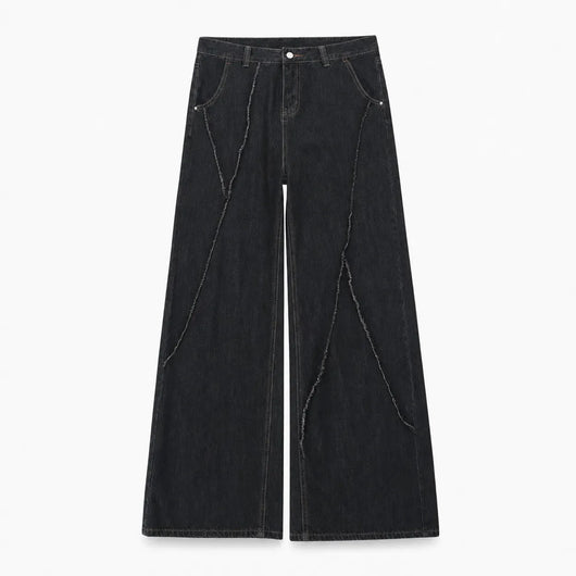 Nite Fury XS Distressed Graffiti Baggy Jeans