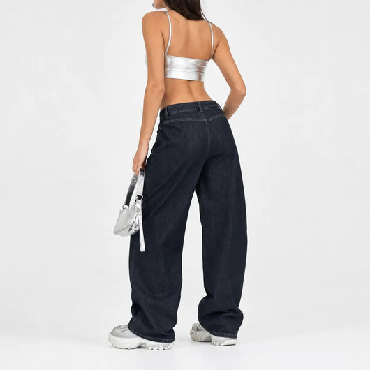 Nite Fury Distressed Graffiti Baggy Jeans