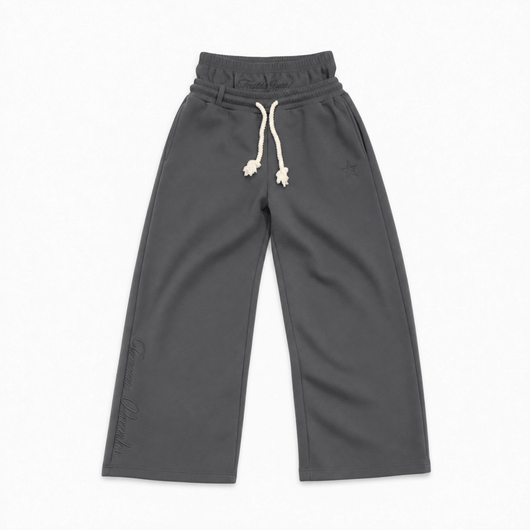 Nite Fury Grey / XS Double Waist Baggy Joggers