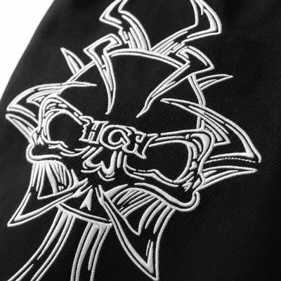 Nite Fury Embroidered Baggy Jeans Streetwear