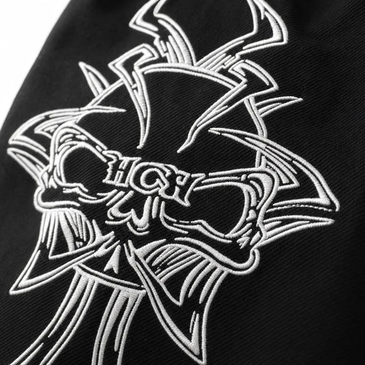 Nite Fury Embroidered Baggy Jeans Streetwear