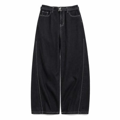 Nite Fury S Embroidered Wide Leg Jeans
