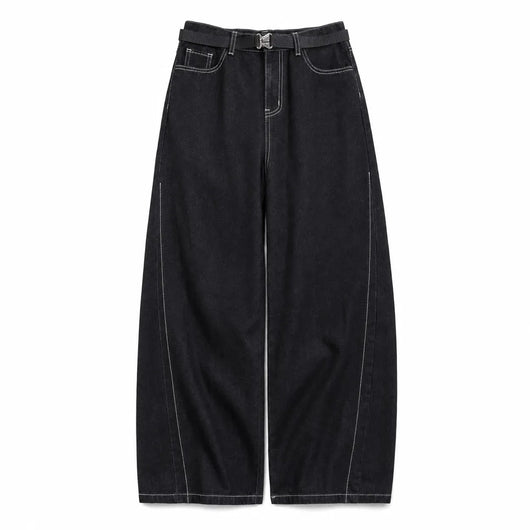 Nite Fury S Embroidered Wide Leg Jeans