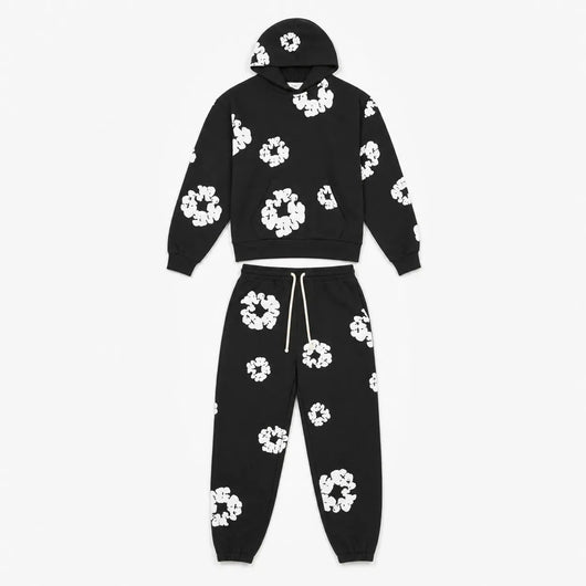 Nite Fury Black / XS Floral Print Tracksuit Streetwear