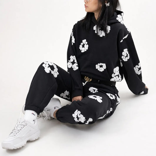 Nite Fury Floral Print Tracksuit Streetwear