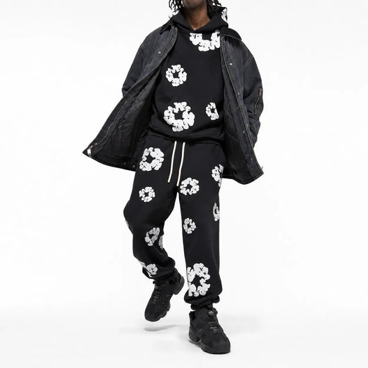 Nite Fury Floral Print Tracksuit Streetwear