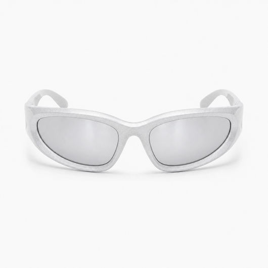 Nite Fury White Gorpcore Sport Utility Sunglasses